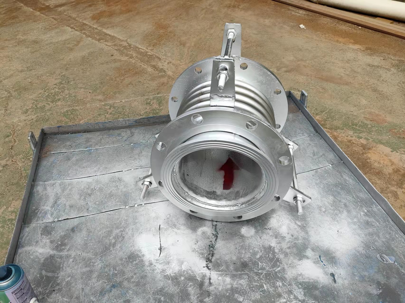 304不锈钢矩形烟风道法兰式波纹补偿器-的作用
